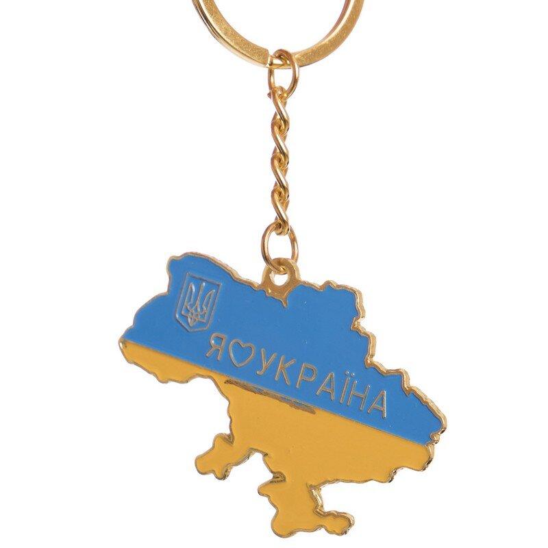 Брелок keytag  Я люблю Украину Ukraine FB-5598 1шт
