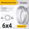 Zhuo Ji 8mm High-Pressure Transparent PU Air Hose for Air Compressors (Sizes: 4/6/10/12/14/16)