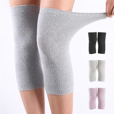 1 Pair Winter Warm Knee Pads Bamboo Charcoal Protective Gear Women Old Men Kneepad Support Winter Running Knee Protector