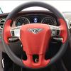 100% Compatible Avec Bentley Continental Flying Spur 2010-2017 Pièces Auto Bricolage Cousu Main Cuir Véritable Housse de volant de voiture