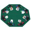 1.2m/48 Inches Foldable Poker Table Top 8 Players Blackjack Tables Chip Trays