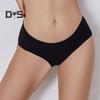 Women Panties Solid Color Elastic Mid Waist Seamless Thin Thread Soft Anti Septic Breathable Intimate Clothes Lady Underwear Briefs