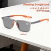 2025 Klassischer Stil Quadratischer Rahmen HD Herren Lesebrille Ultraleicht Neutral Ein Spiegel Mehrzweck Anti-Blaulicht Brille
