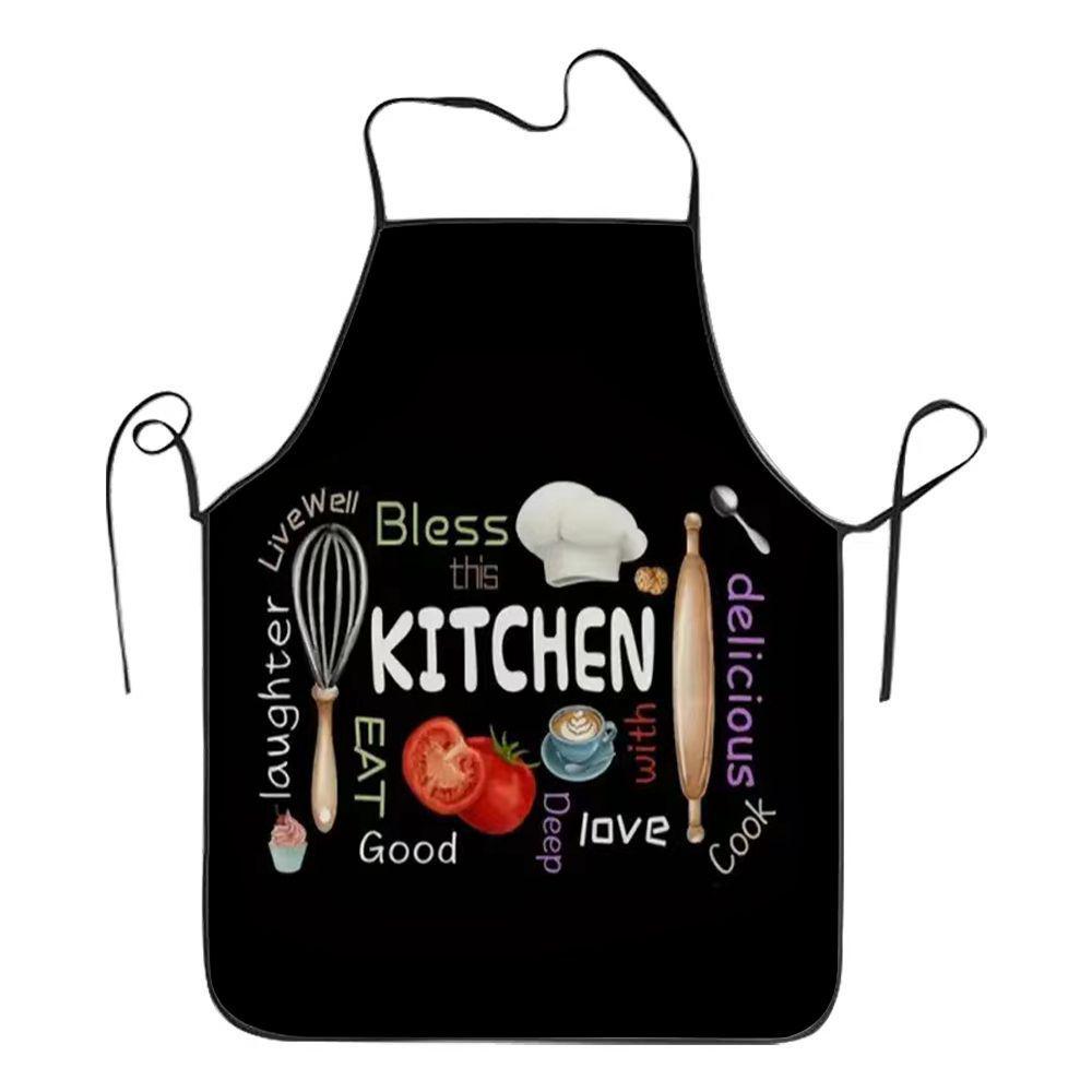 Kreativní zástěra na grilování se zábavnými potisky - Xiyin Household