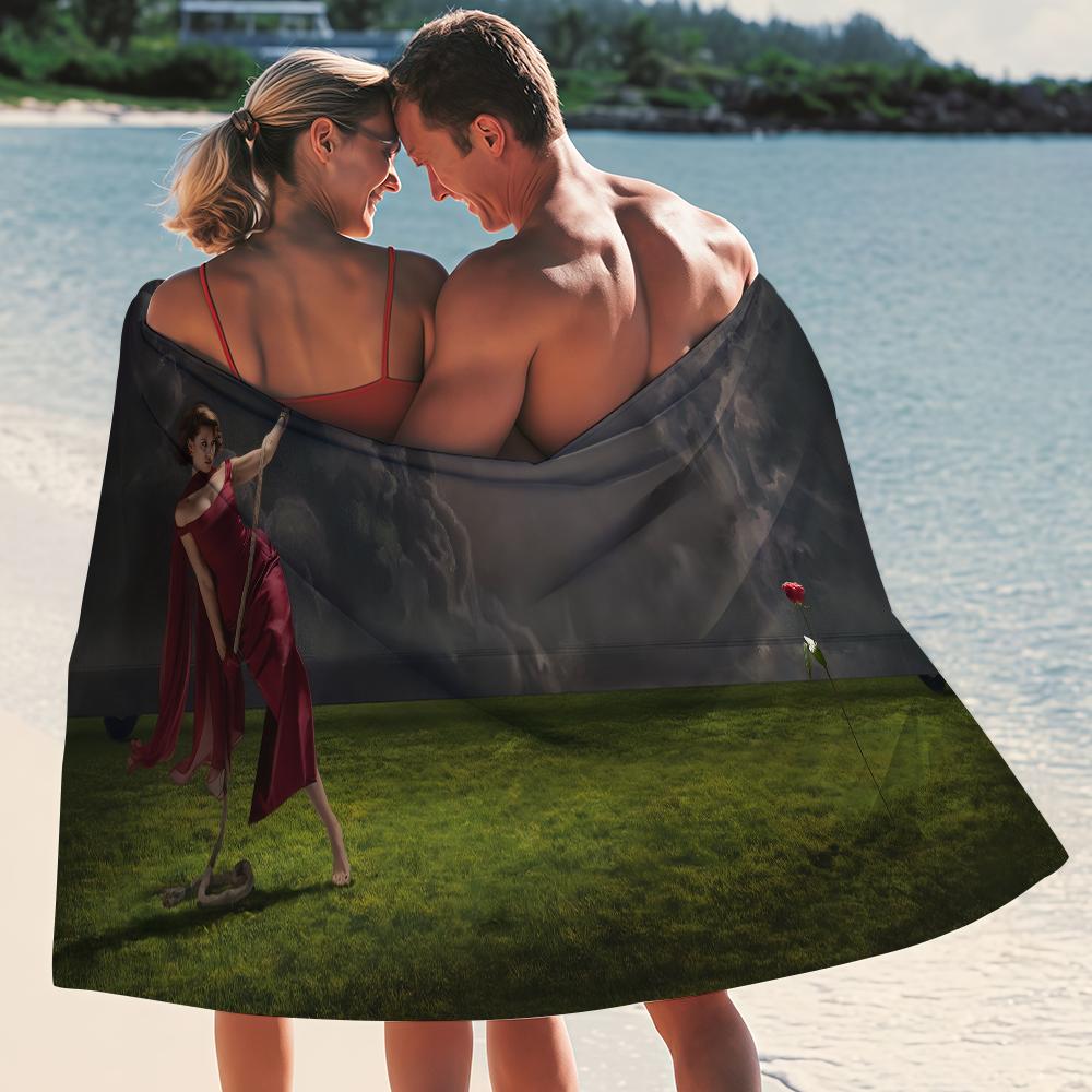 Singer Raye This Music May Contain Hope Towel Quick Drying Beach Towels Are Suitable For Swimming Pools Camping Yoga And The Gym