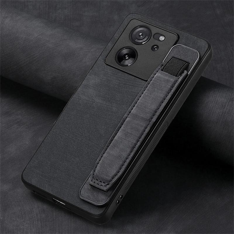 Leather Case For Xiaomi 15T 14T 13T 12X 11T 13 12 Mi 11 Lite 5G NE 10T Pro 11i Wrist Strap Holder Silicone Case Back Cover Funda