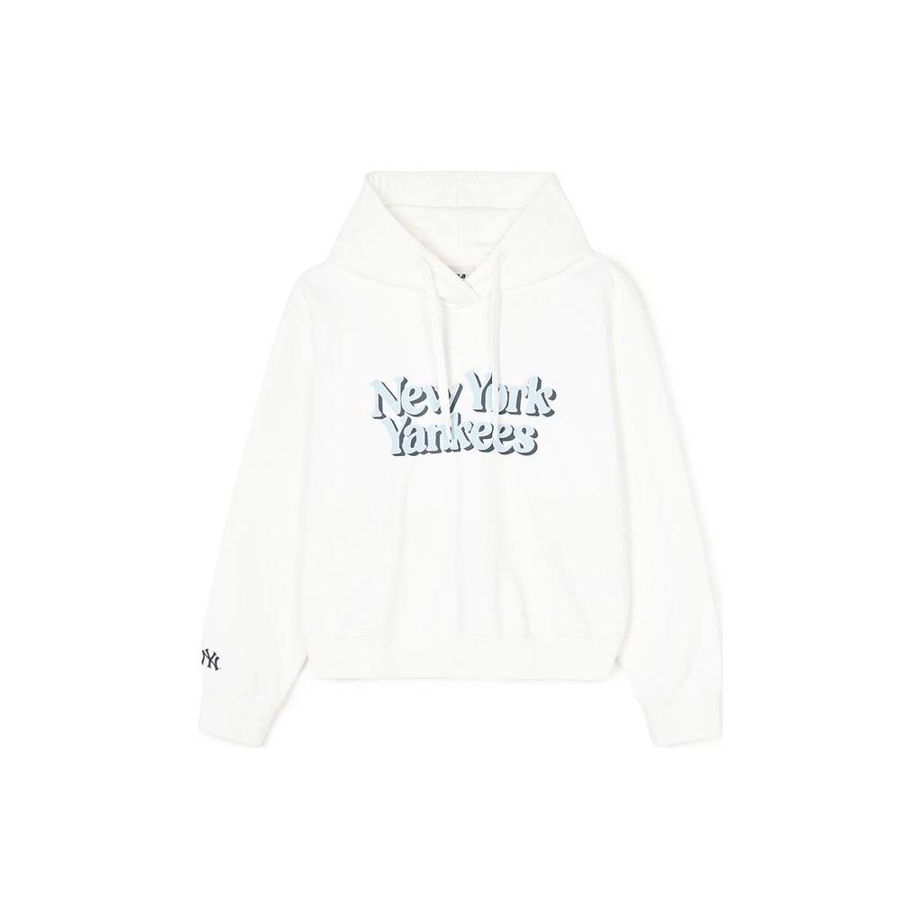 New MLB SS24 New York Yankees Sweatshirt Women's Ivory 3FHDV0241-50IVS