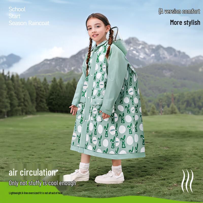 Sweetie Kid's Children's Waterproof Raincoat with Backpack Space