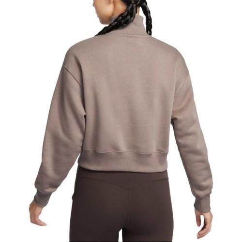 Nike Kurzer Sport-Hoodie für Damen mit Fleece-Futter