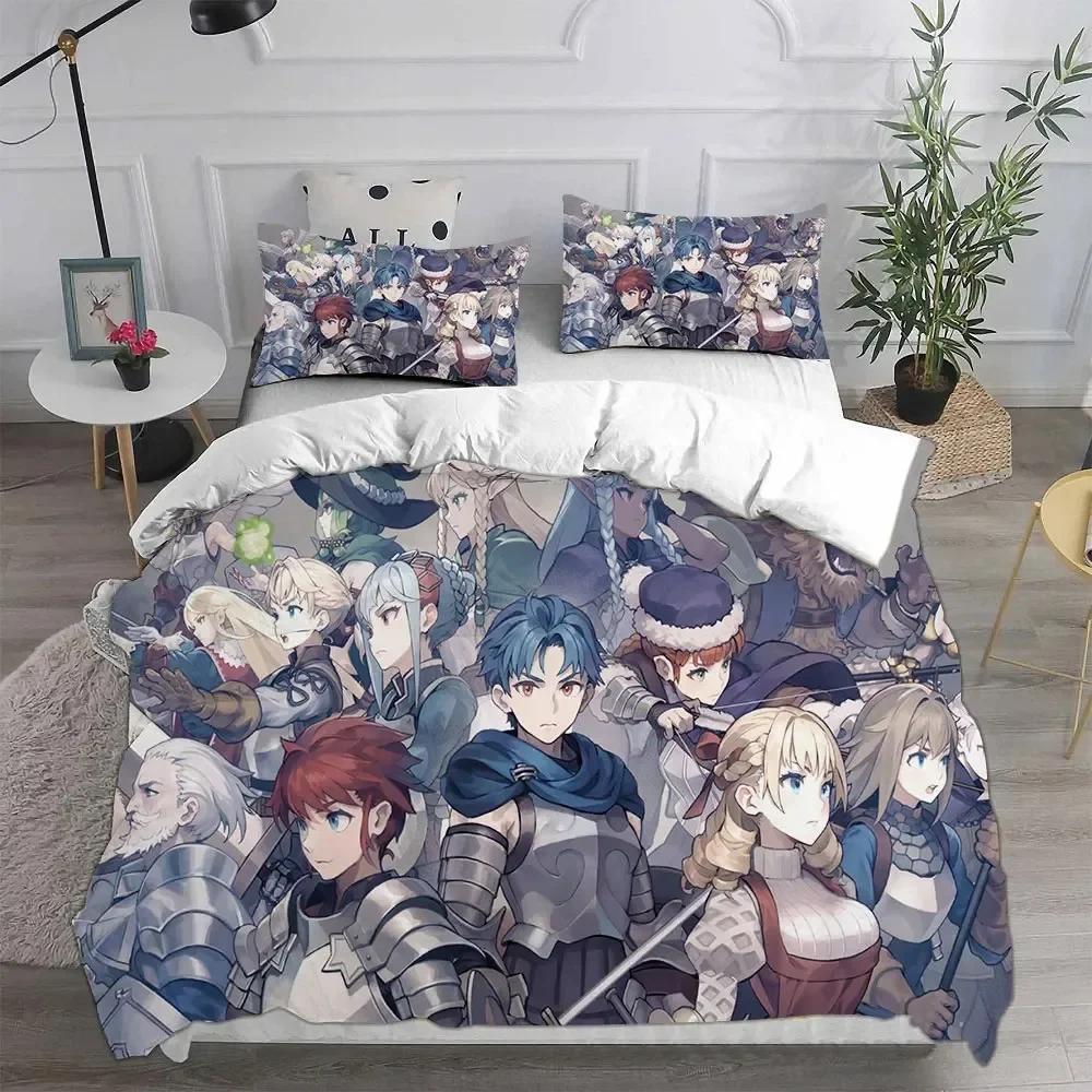 3D Printed Game Unicorn Overlord Bedding Sets Comforter Quilt Bed Cover Duvet Cover Pillow Case Sets Kids Adult Size