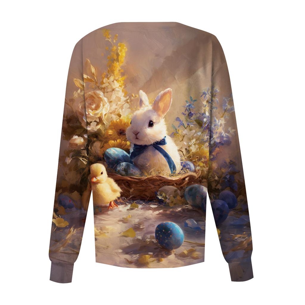 Women's Casual Long Sleeve Single Breasted Printed Dry- Top