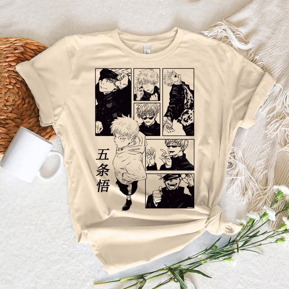 Jujutsu Kaisen T Shirt Anime Cosplay Tees Women Men Grunge Aesthetic Short Sleeve Streetwear Harajuku T-shirt