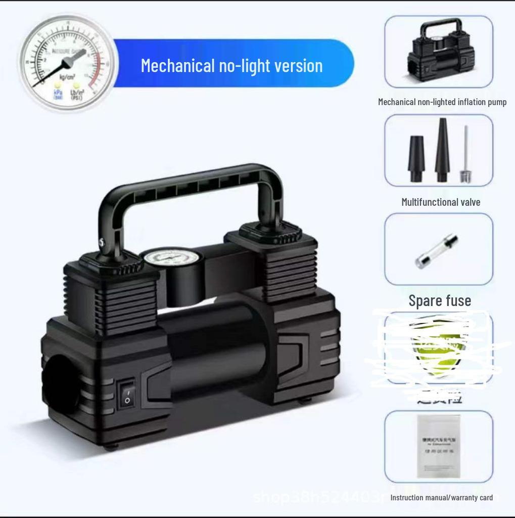 Wireless Smart Car Air Pump with Digital Display - 12V Portable Tire Inflator