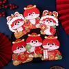 6pcs Traditional 2025 Snake Year Red Envelopes Laser Good Lucky Red Packets  Wedding Birthday