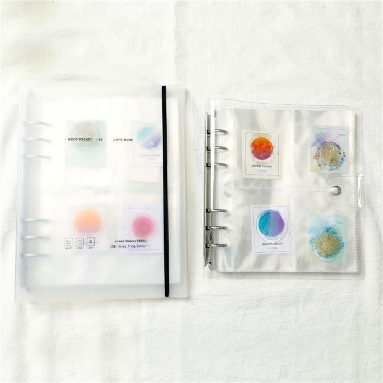 Loose Leaf Coin Storage Clear Lacquer Coin Collection Album for Collector