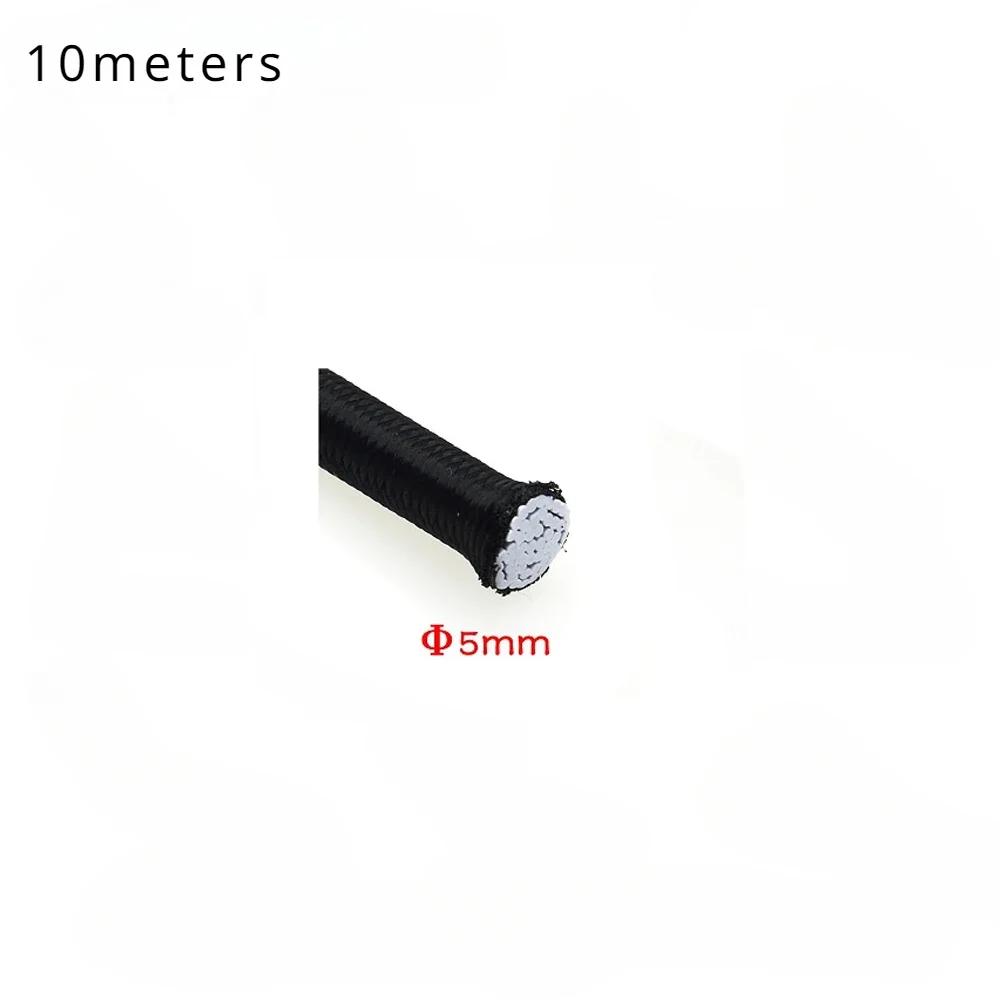 3mm/4mm/5mm/6mm/8mm Elastics Rope Elastic Cord Sewing Elastic Band Apparel Accessories Black Tent High Quality Belt Clothing Sew