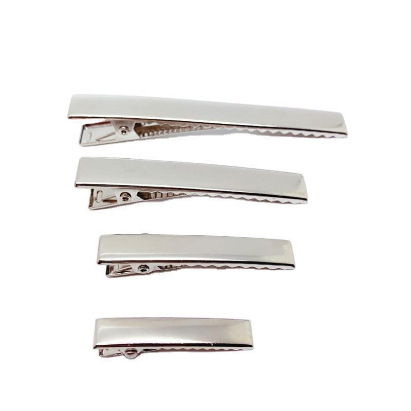 European Black Matte High-End Duckbill Hair Clip for Wispy Bangs