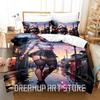 3D Print Juri Han Game Street Fighter Bedding Set Cartoon Anime three-piece set Adult Kid Bedroom Duvetcover Sets
