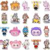 80 stk tegneserie anime Bubble Mart Labubu vanntette klistremerker for vannflaske laptop skateboard Scrapbook dekorativt tilbehør