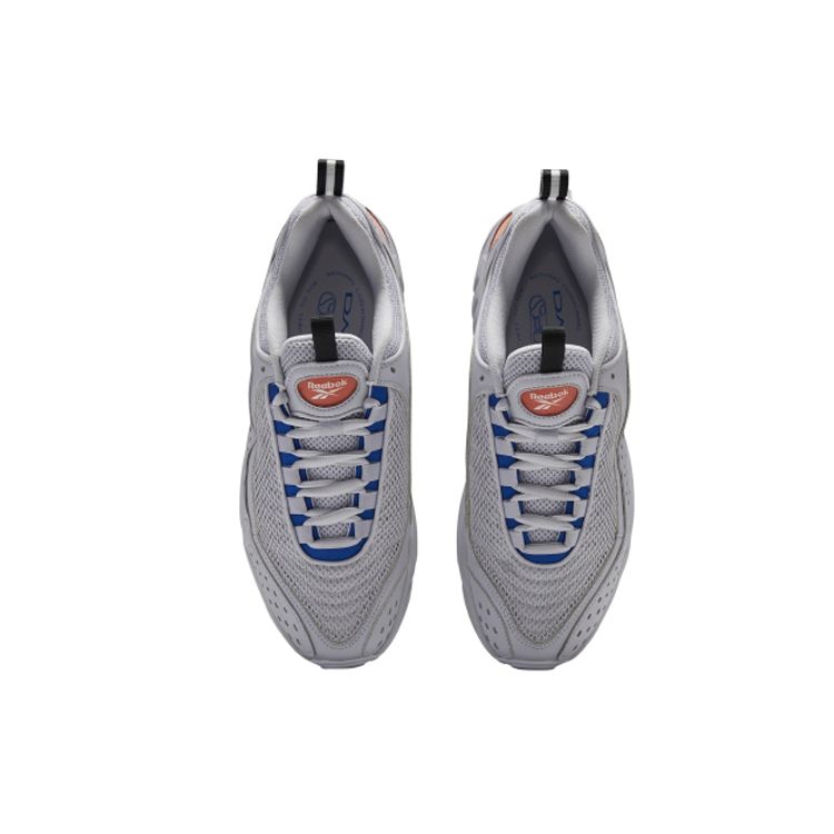 Reebok Daytona Dmx Ii Minimalist Versatile Low-Top Lifestyle Sneakers Unisex Sneakers Gray Blue Orange EF3406