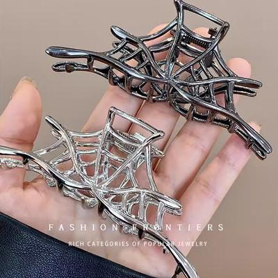 Neue Spinnennetz Metall Haarspange Legierung Halloween Haarspangen Haarklammer Haarnadel Haarspangen Klemmen Party Haaraccessoires