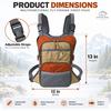 Lightweight Fly Fishing Chest Pack Wear Resistant Fishing Gear Organizer  Outdoor Angling
