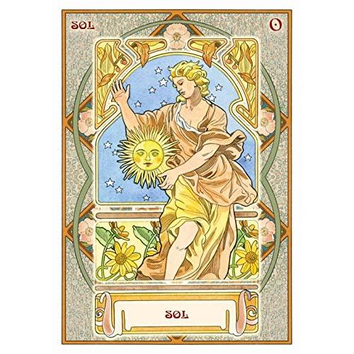 Kancharo 22-Card Oracle Card Set, Tarot Card Reading [Astrological Oracle Cards] Includes Japanese Oracle Card Basic Instructions & Pouch (Authentic)
