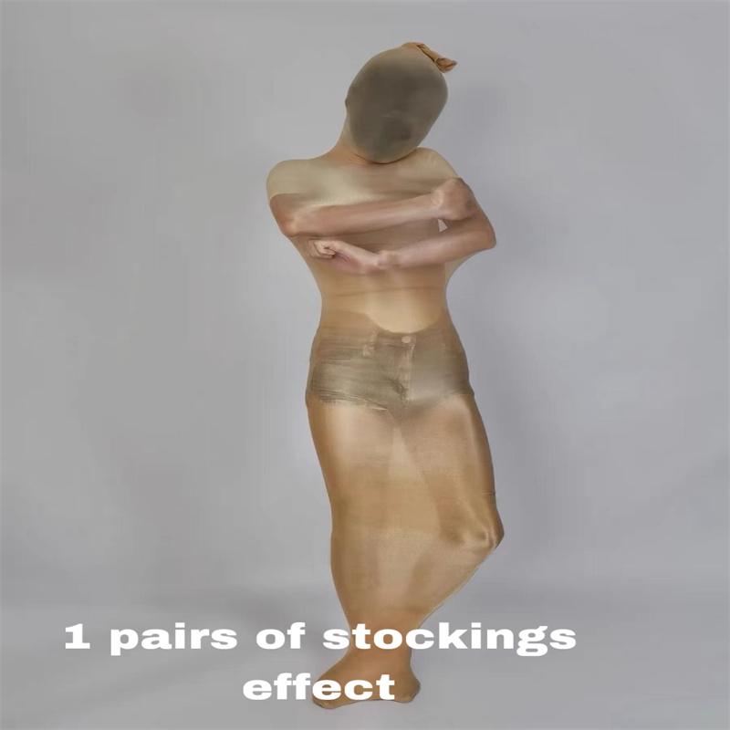 Horse Oil Women Stockings Tights Shiny Sexy Satin Shape Pantyhose Summer Thin Legs Socks Anti Hook Smoothly Nightclub Hosiery