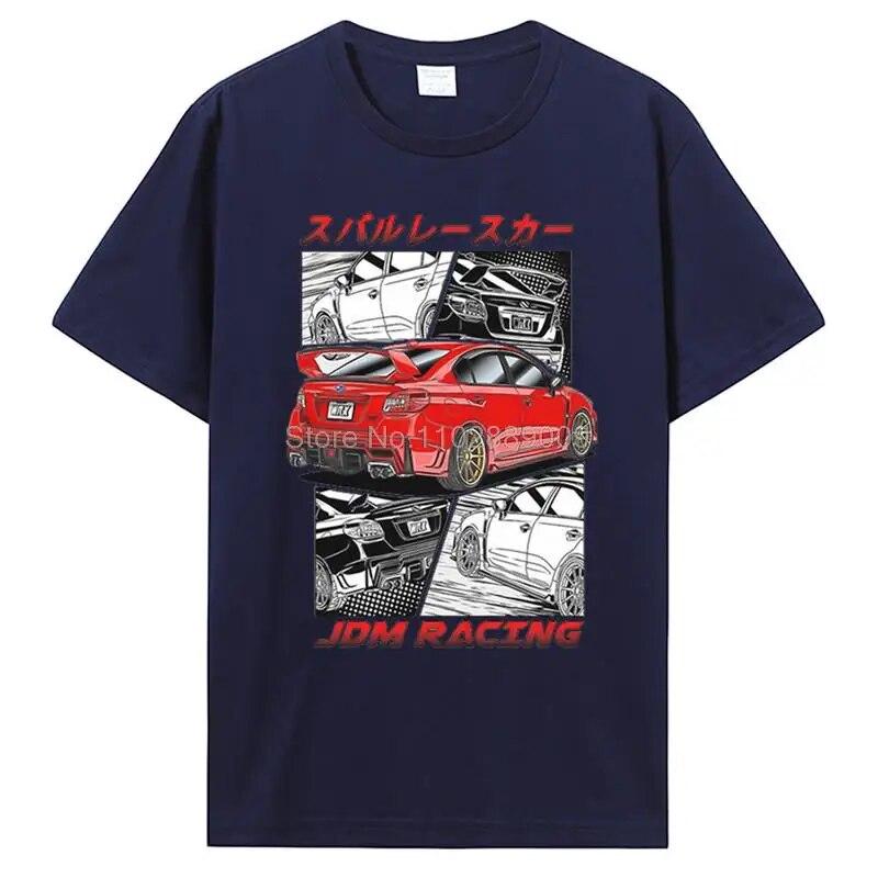 Classic Initial D T Shirt Unisex O-neck Cotton T-Shirt Unisex Hip Hop GTR Vaporwave JDM Car Tshirt Casual Daily Tee Streetwear