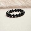 Unisex Black Agate Bracelet - Perfect for Birthdays and Holidays