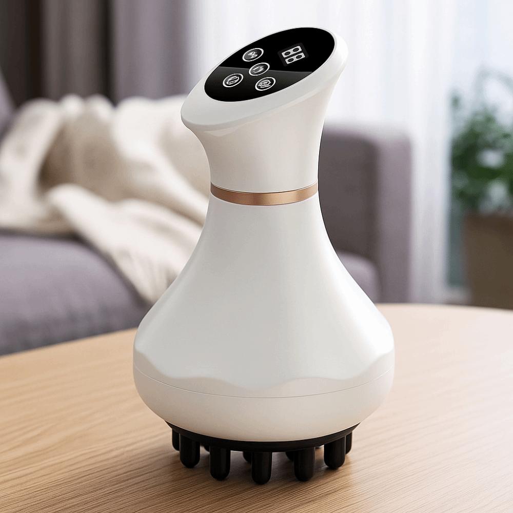 Heating Vibration Unblocking Massage Device Abdominal Massage Instrument  Massage Tool