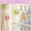 Modern Minimalist Plastic Shower Curtain Hook With Suction Cup For Bathroom Organizer
