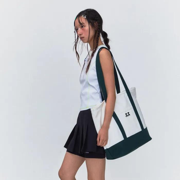 RR CANVAS SHOULDER BAG (WHITE)