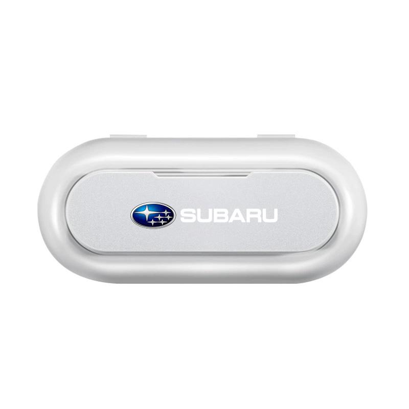 

Автомобильный солнцезащитный козырек Органайзер-держатель для хранения очков Стайлинг автомобиля Для Subaru WRX Forester Outback Crosstrek Legacy Impreza Levorg белый