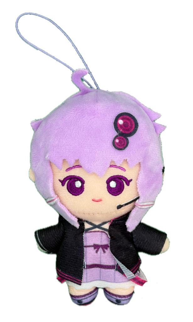 Yuzuki Yukari & Kizuna Akari Voice Mascot Plush Toy, Approx. 10cm (Yuzuki Yukari)