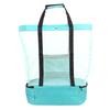 Camping Beach Mesh   Bag with Detachable Cooler Bag Multifunctional Packing  