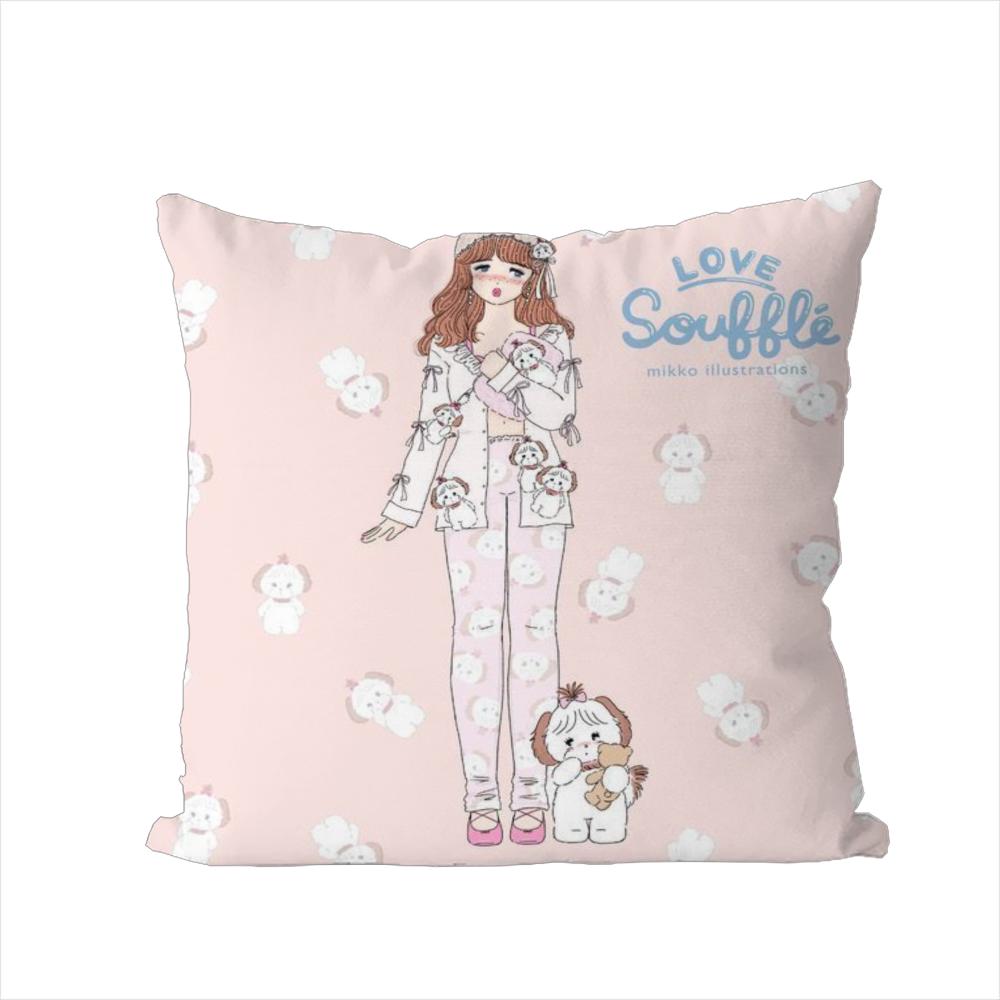 Mikko Illustrations Pillow Case For Car Sofa Decorative Home Doublesided Print Plush Square Throw Pillow Cushion Cover