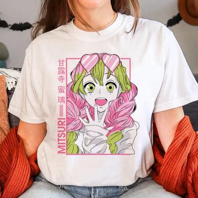 T-shirt Mitsuri femme t-shirts de créateur fille drôle vêtements japonais harajuku