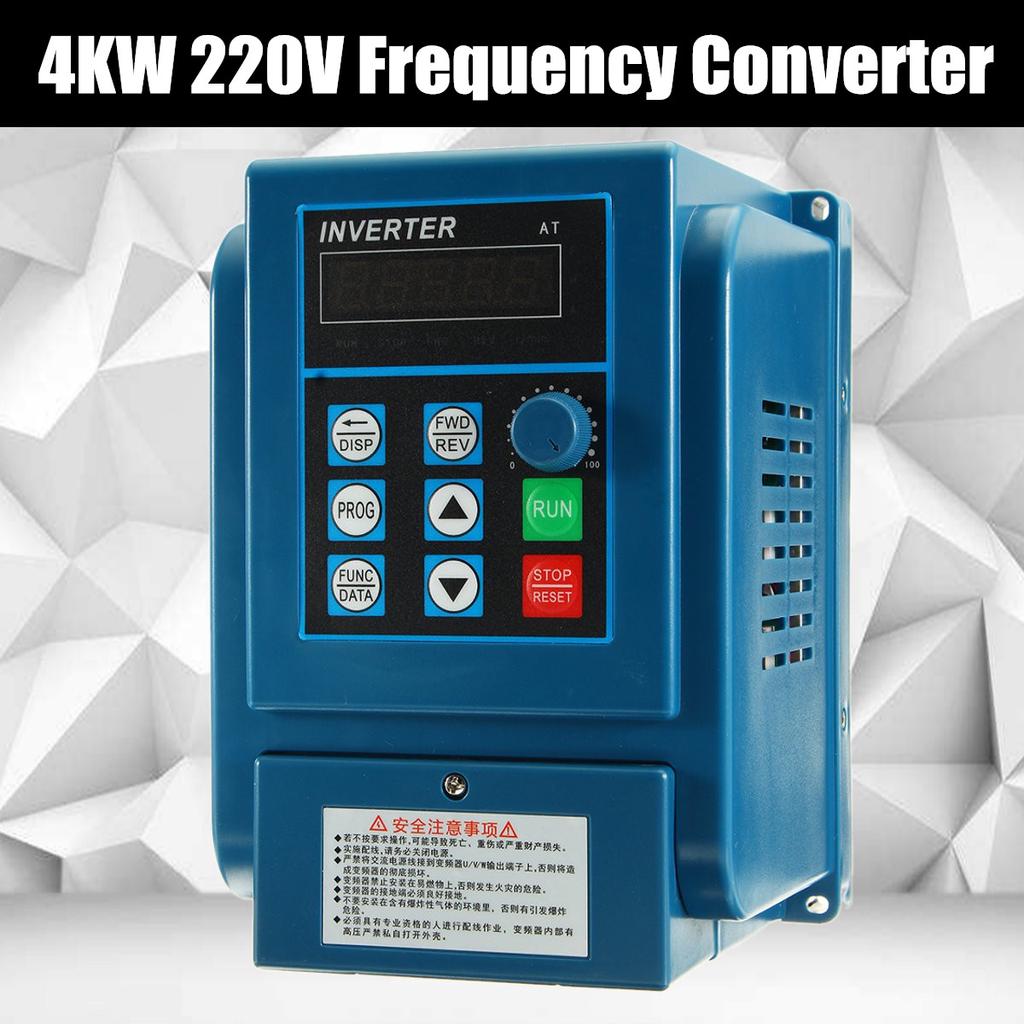 4KW 220V 5HP Frequenzumrichter VFD VARIABLE FREQUENCY DRIVE INVERTER