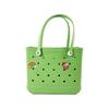 Hole Bag Travel Outdoor Wear-resistant Beach Bag With Stickers