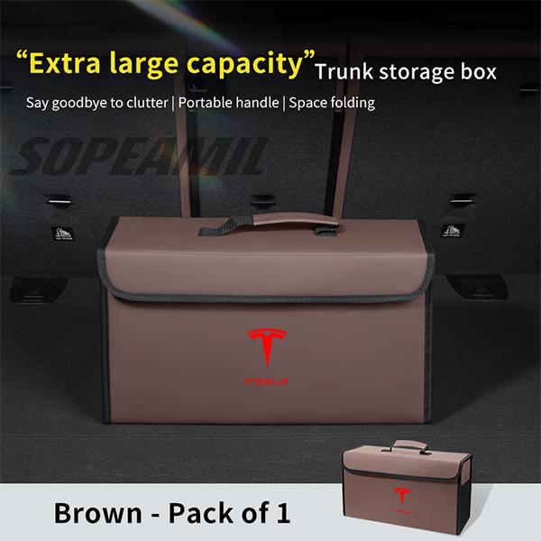 Car Trunk Storage Box Organizer Foldable Stowing Tidying Bag Tesla Model 3 Model Y Model S Model X CyberTruck Roadster Model Y L