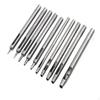 10 Pieces Leather Hole Punch Set Sharpden Cut Edge Round Hollow Kit Heat Treated Steel Belt