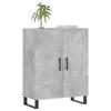 VidaXL Buffet Concrete Grey 69.5x34x90 Cm Engineered Wood 827752