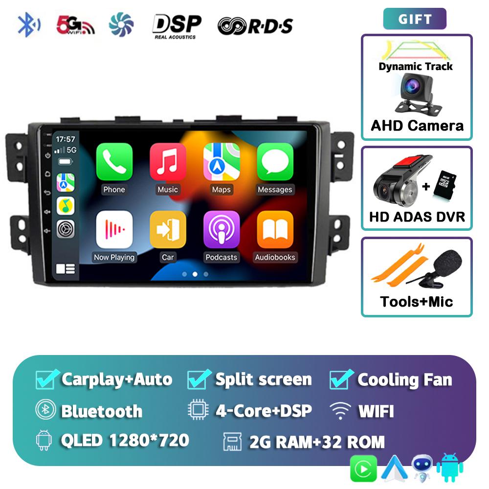 Android 14 Carplay Car Radio For Kia Borrego Mohave 2008 - 2012 Multimedia Video Player Navigation BT Stereo AI Voice 360 Camera