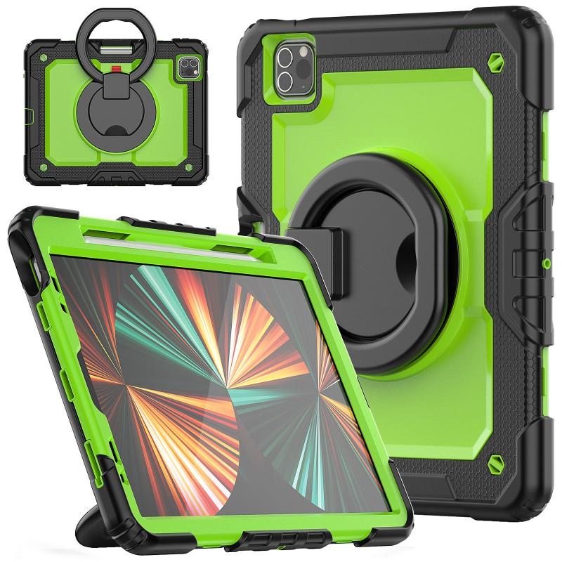Rotating Handle Case IPad Air 5 With Stand Shockproof Silicone PC Cover 10.2/10.9 Inch Tablets