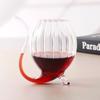 Creative Goblet Glass Mug With Straw For Cold Drink Wine Glass Juice Glass Squirrel Cup Home Use Party Bar Transparent