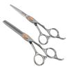 Premium Stainless Steel Hairdressing Scissors Set - Straight & Thinning Shears for Professional Salon Use