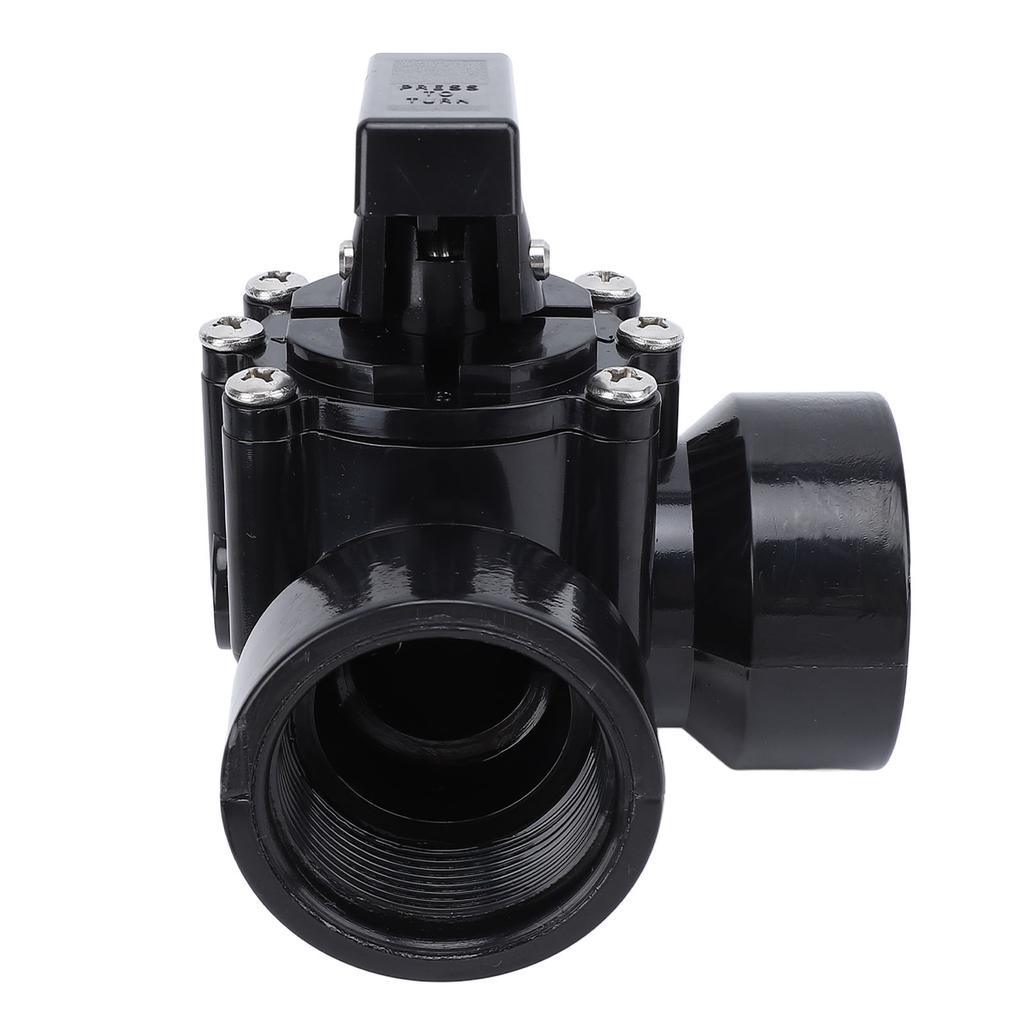 Swimming Pool Diverter Valve G1?1/2in ABS Three Way Positive Seal Water Diverter Valve for 4517