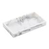 Navaris Accessory Tray, Jewelry Tray, Small Item Storage Tray - Holds Glasses, Accessories, Water-Resistant, 23.5x12.5x2.6cm - Polyresin Marble, Squar
