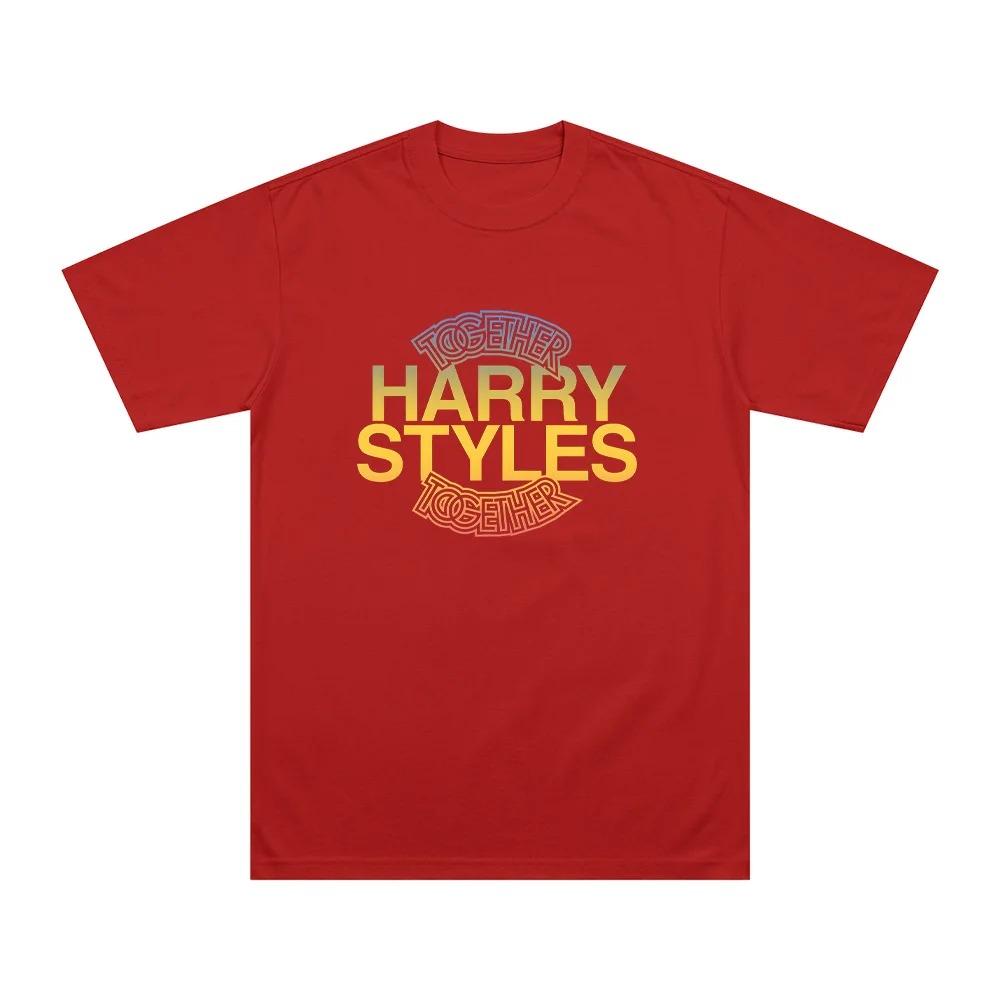

Harry Styles Together Print TShirt Y2K Harajuku Street Style Unisex Short Sleeve Fashion New Arrival Pure Cotton Loose Fit S
